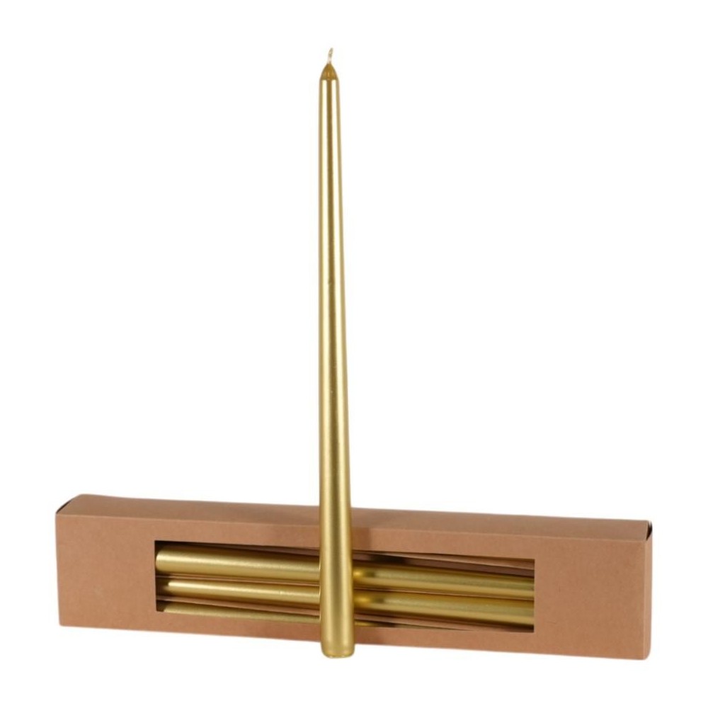 CANDELA METALLIZZATA H.400XD.21 MM. ORO